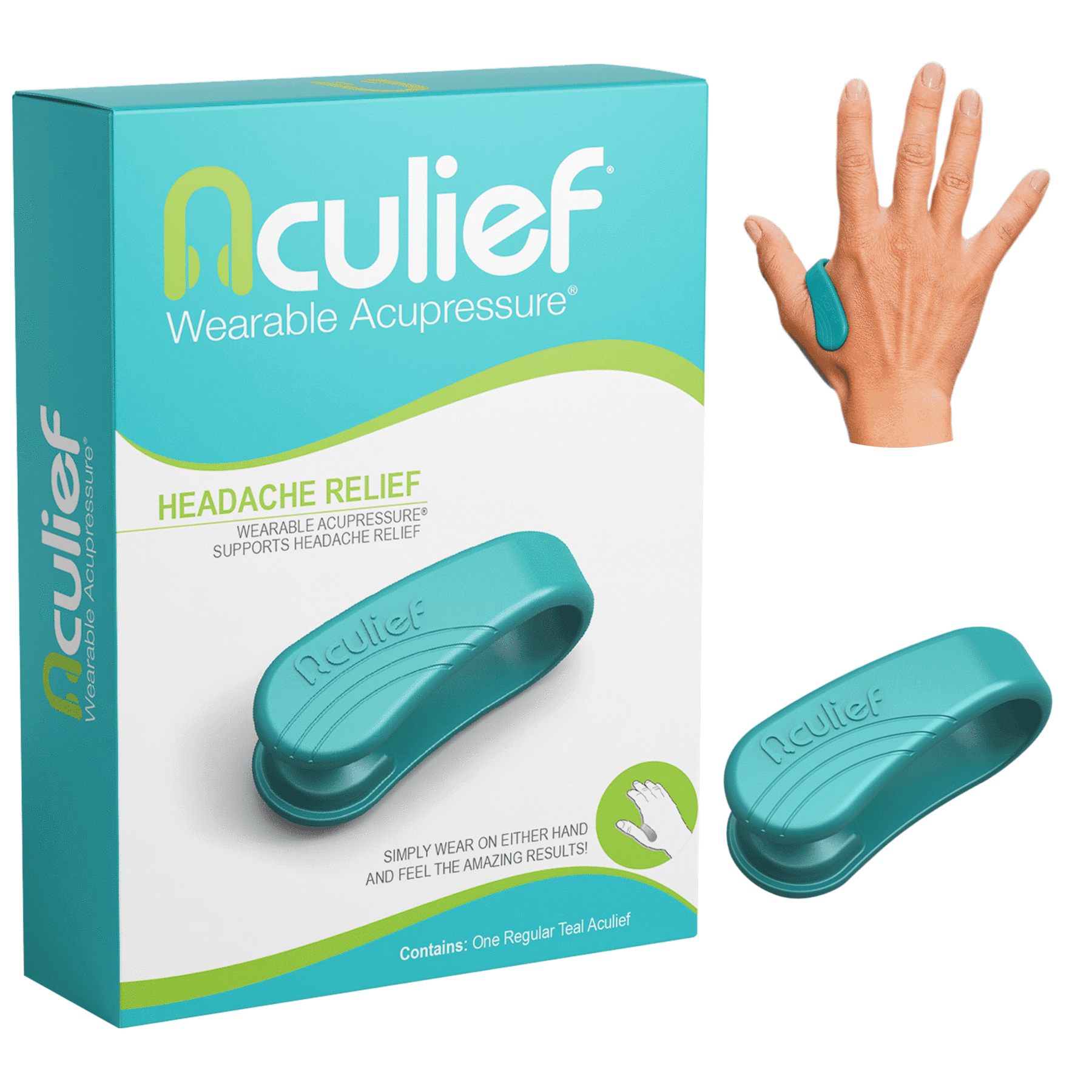 Aculief Wearable Acupressure Device 1 Pack