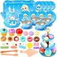 thumbnail image 2 of Tea Party Set for Little Girls Toys, Frozen Toys for Girls Gifts, Tea Sets for Toddlers 3-5, Pretend Play Kitchen Toy, Birthday Christmas Princess Gifts Toys for 3 4 5 6 7 8+ Year Old Girls, 2 of 7