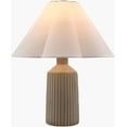 thumbnail image 4 of Livabliss Table Lamps, 22" Arez Traditional Bedside Nightstand Table Lamp for Bedroom Living Room Office, Gray Body with White Shade (22"H x 19"W x 19"D), 4 of 5