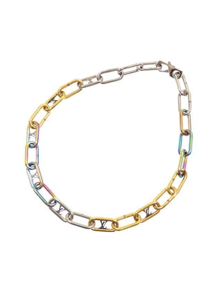 LOUIS VUITTON MP2853 LV Collier Chain Links Patches Accessories Necklace