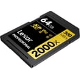 thumbnail image 2 of Tarjeta SD Lexar 64GB UHS-II 2000x V90 300MB/s, 2 of 2