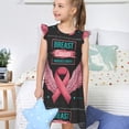 thumbnail image 4 of Balery Ribbon With Angel Wings Camisón de princesa para niñas, pijama de algodón con mangas abullonadas, suave y bonito.-Large, 4 of 6