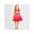 thumbnail image 2 of Girls Dress Christmas Santa Holiday New Year Party 5 Years, 2 of 7