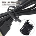 thumbnail image 2 of 12 Pcs Plant Wire Cord Management Kit Cable Tie Ties Winder, 2 of 8