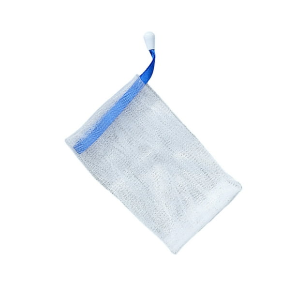 Gel de ducha Moyic bolsa de jabón Limpiador facial Nylon accesorios de baño Azul oscuro