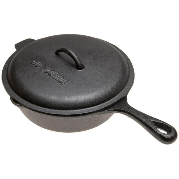 Old Mountain 3 Qt Deep Fry Skillet with Lid 10.5 in X 3 in