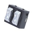 thumbnail image 1 of Interruptor de ventana del Lado del conductor yuxing 56004831 4360167 para B150 B250 B350 D100 D150 D250 D350 Ramcharger W100 Negro Plata, 1 of 5