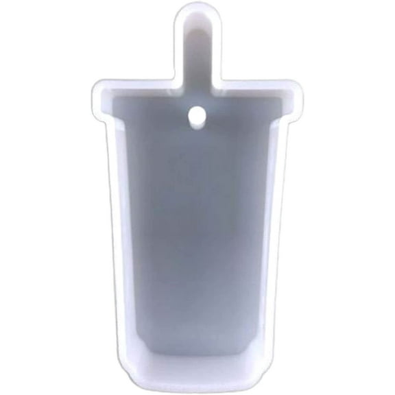 Tumbler with Straw Silicone Mold  Size 1.25" Wide x 5.75" Long  Iced Coffee Mold  Tumbler Design for Freshie, Soap, Resin, Candles