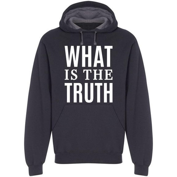 What Is The Truth Hoodie Men -Image by Shutterstock, Male 3X-Large