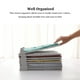 thumbnail image 4 of Armario organizador plegable Yuarrent para camisas Almacenamiento organización hogar gris, 4 of 6