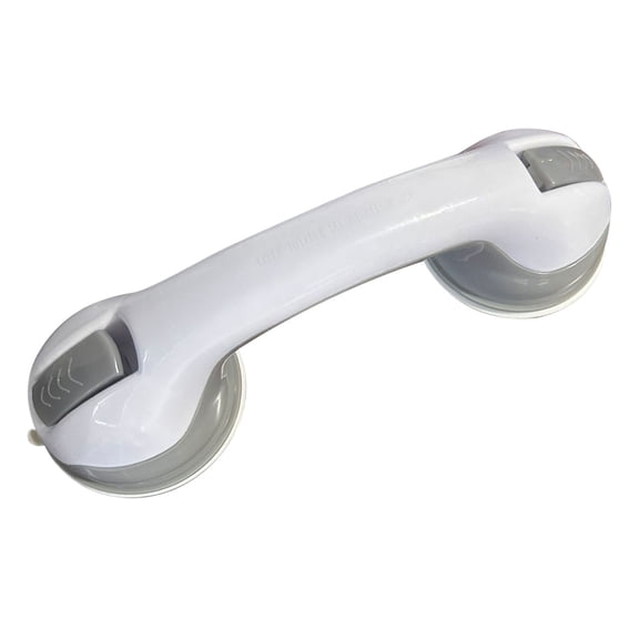 erfcxs Strong Suction Shower Handle Bars 12-Inch Bathroom Rail for Bathtub and Shower Chair Support Non- Senior Assist 2PCS