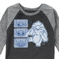 thumbnail image 3 of Disney - Lilo & Stitch - Sketch Drawing Of Stitch - Toddler & Youth Raglan Graphic T-Shirt, 3 of 6
