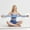 Blue, variant on Resistance Band Arm Back Shoulder Exercise Elastic Rope Stretch Fitness Band Foot Leg Hand Stretcher Arm Exerciser For Yoga Stretching Physical 20 Pounds
