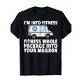 thumbnail image 2 of Fitness-Themed Mailbox Graphic T-Shirt for Mail Carriers - 100% Cotton, Relaxed Fit, Machine Washable, 2 of 8