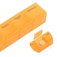 thumbnail image 3 of Unique Bargains 1 Pc Pill Case 28 Grid Removable Flap Pill Box Colorful, 3 of 6