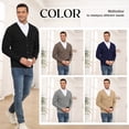 thumbnail image 4 of Iceglad Mens Cardigan Sweaters V-Neck Long Sleeve Soft Slim Fit Casual Buttons Knitted, 4 of 9