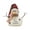 C, variant on Christmas Snowman Tabletop Doll – 9” Cloth Snowman with Hat for Desktop Display, Holiday Party Scene Setup & Winter Home Decorations
