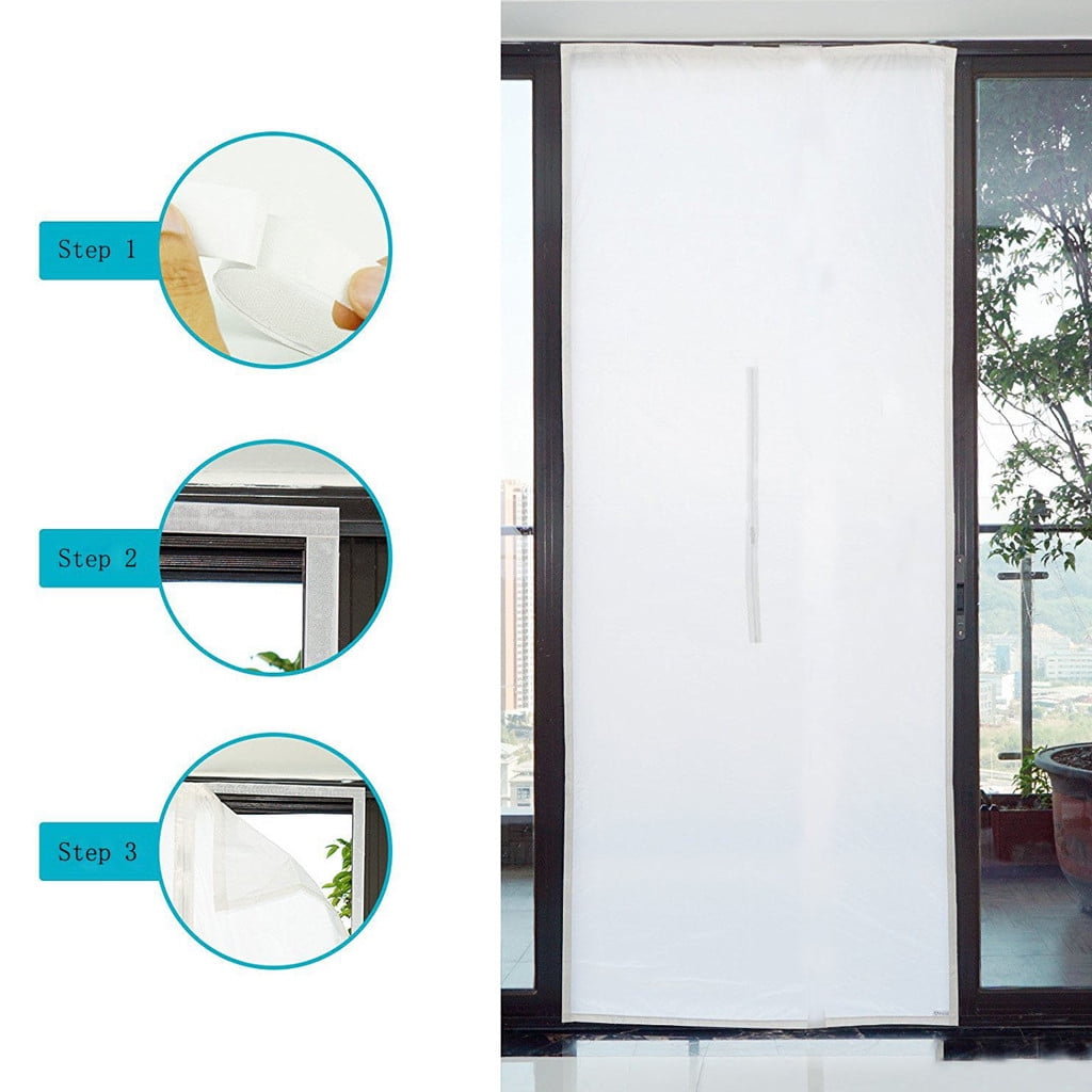 Door Cloth Sealing Portable Air Conditioning Door Cover Seal Kit BYFRI Airlock Universal Door Seal for Mobile Air Conditioners and Tumble Dryer