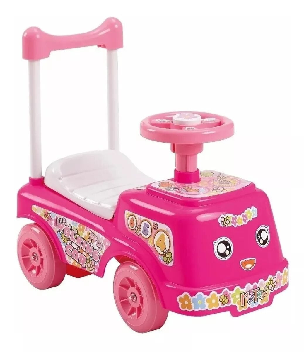 Carrito Montable Walking 5501 MyToy Rosa Bodega Aurrera en linea