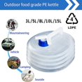 thumbnail image 3 of Contenedor de agua plegable de 3/5/8/10/15L, bolsa de agua plegable para senderismo al aire libre, pesca, Camping, 3 of 5