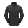 thumbnail image 5 of Bxsruta Unisex Long-sleeved Hooded Windproof Thickened Outdoor Sports with Pockets Zipper Warm Jacket, Black XS, 5 of 6