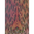 thumbnail image 1 of Ahgly Company Indoor Rectangle Patterned Orange Salmon Pink Novelty Area Rugs, 2' x 3', 1 of 6