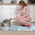 thumbnail image 3 of Pioneer Flower Floral Print Pattern Kitchen Rugs Sets Of 2,Anti Fatigue Kitchen Mat Rugs Non Slip Washable,Decorative Kitchen Floor Mats for Kitchen,Sink,Laundry,17"x30"+17"x47", 3 of 7