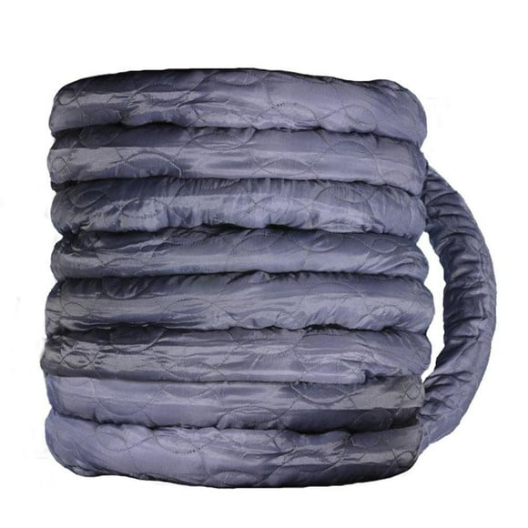 Housse protectrice universelle à boyau d'aspirateur central OVO. 30-32 pi. Lavable à la machine. Fermeture éclaire pour faciliter l'installation