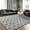 Light Grey/White, variant on AllWays Plaza Shag Area Rug 5x7 Feet Extra Soft Rugs for Living Room, High Pile Indoor Carpet for Bedroom, Kids Room, Nursery, Home Decor, Geometric, Beige/White