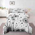 thumbnail image 1 of Erosebridal Spring Dandelion Bedding Queen Comforter Set, Chic Butterfly Down Comforter for Girls, Reversible, 1 of 7
