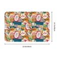 thumbnail image 3 of Disketp Retro Summer Stamp Mat For Front Door Outside - Doormat Outdoor Entrance - Welcome Mats Outdoor,Outside Entry And Outdoor Entrance 16''X24'', 3 of 9