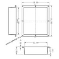 thumbnail image 2 of Ready For Tile Waterproof Leak Proof 16" x 14" Bathroom Recessed Shower Niche - Single Bathroom Shelf Organizer Storage For Shampoo & Toiletry Storage STR-1614 - Flush Mount Installation, 2 of 8