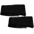 thumbnail image 1 of OULII 2 Pcs Brassard de Capitaine de Soccer Réglable Noir Nylon Élastique Confortable, 1 of 8