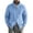 Sky Blue, variant on EANJE Men's Cable Knit Zip Up Cardigan Sweater Stand Collar Full Zip Knitted Jacket Casual Solid Color Long Sleeve Outerwear Pink M