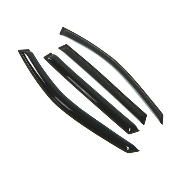 TuningPros Outside Mount Window Visor Deflector Smoke Tinted 4 Pcs Set For 2001-2006 Hyundai Santa Fe