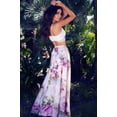thumbnail image 3 of Douhoow Women Floral Long Skirts Chiffon Boho Skirt Summer Vacation Skirts, 3 of 4