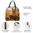 thumbnail image 3 of KLL Pastoral Sunflower Corgi Print Insulated Lunch Bag Women, Reusable Cute Tote Lunch Box for Adult & Men, Leakproof Cooler Lunch Bags for Work Office Travel Picnic, 3 of 5