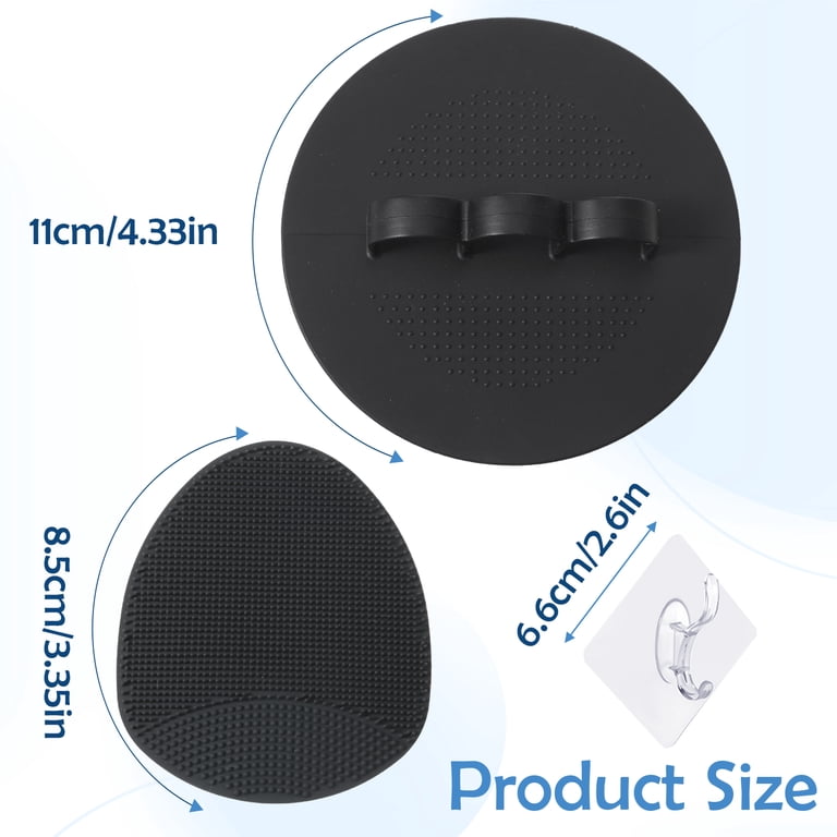 Abaima 3-Pack Silicone Back Scrubber Set, 14" Handle photo 8