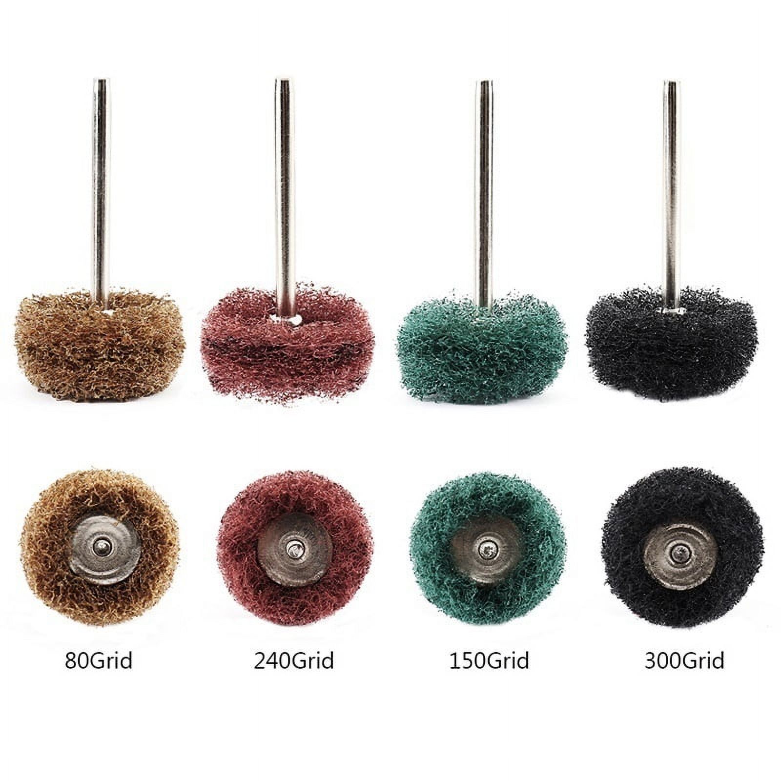 423-Piece Rotary Tool Polishing Kit - Dremel Compatible Sanding Drums & Buffing Wheels With Keyless Chuck