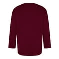 thumbnail image 3 of Kaemgyyd Mens Shirts Soft Comfy Crew Neck 3/4 Sleeve Workout Athletic Tops Valentine's Day Shirts for Men Big and Tall, 3 of 3