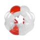 thumbnail image 3 of Pelotas de burbujas inflables Nikou juguete fútbol activo para adultos 120 cm Rojo transparente, 3 of 14