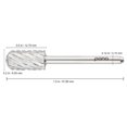 thumbnail image 3 of Pana Professional 1/8" Silver Smooth Top Large Barrel Carbide Bit - 3X Coarse, 3 of 9