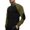 02#Black, variant on Men's Solid Color Corduroy Half Collar Sweatshirt Brown Long Sleeve Lightweight Casual Loose Fit Streetwear Pullover