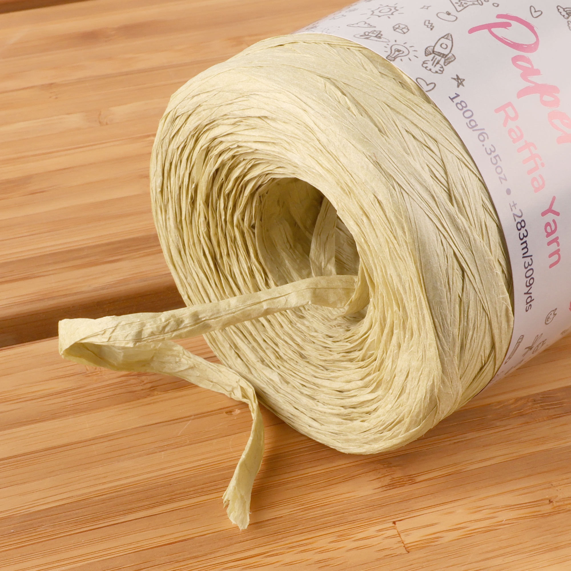 JubileeYarn Paper Notes Yarn - 180g/Cone Worsted Paper - Anonymous - 1 Cone
