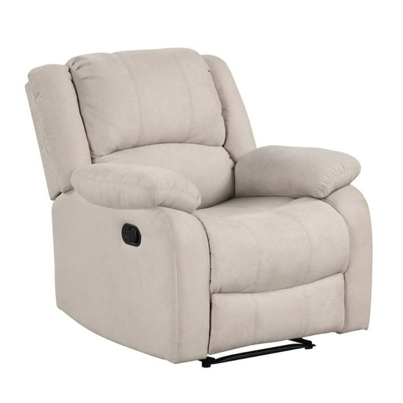 Lexicon Fairview Fabric Manual Recliner in Oatmeal