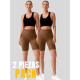 thumbnail image 5 of Set De 2 Short Biker Mujer Shores Deportivos Unitalla Dama Chort Gym, 5 of 5