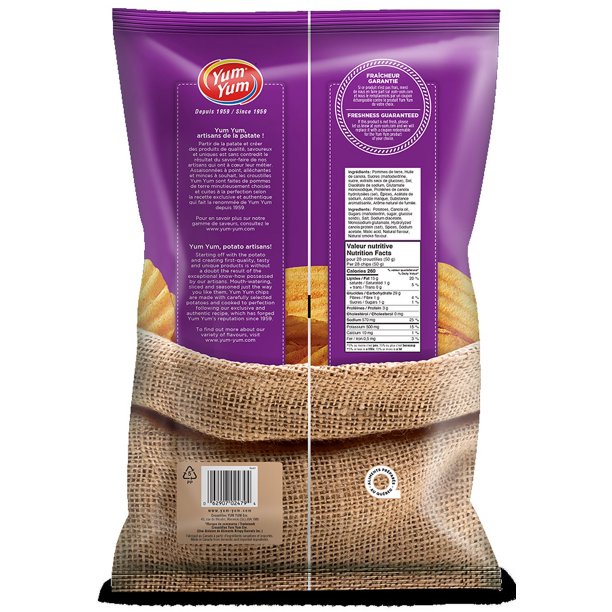 Yum Yum All Dressed wavy chips 425g - Walmart.ca