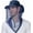 99742_Blue, variant on TOP-EX Men’s Waterproof Mesh Veil Bucket Hat, UPF 50 Sun Protection, Packable Outdoor Hat, Army Green, XL/XXL