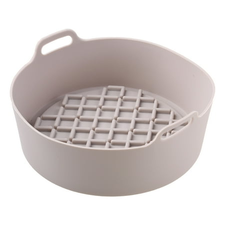 

CHAOMA Reusable Silicone Air Fryer Grill Pan Heat Resistant Bakeware Dishwasher Safe