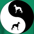 thumbnail image 3 of CafePress - Yin Yang Whippet Dark T Shirt - Men's Classic Graphic Cotton T-Shirt, 3 of 4